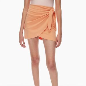 Aritzia Wilfred Saturn Wrap Mini Skirt